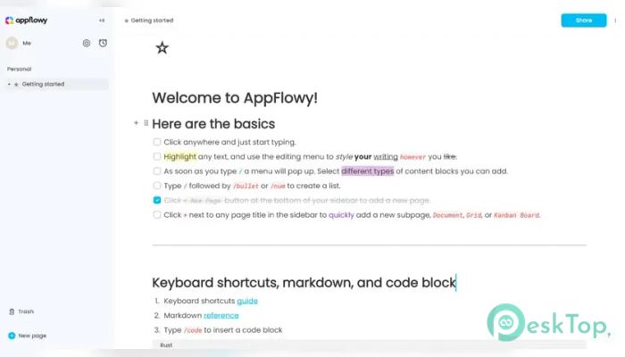 下载 AppFlowy 0.5.2 免费完整激活版