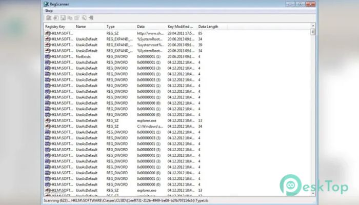 NirSoft RegScanner 2.71 Tam Sürüm Aktif Edilmiş Ücretsiz İndir