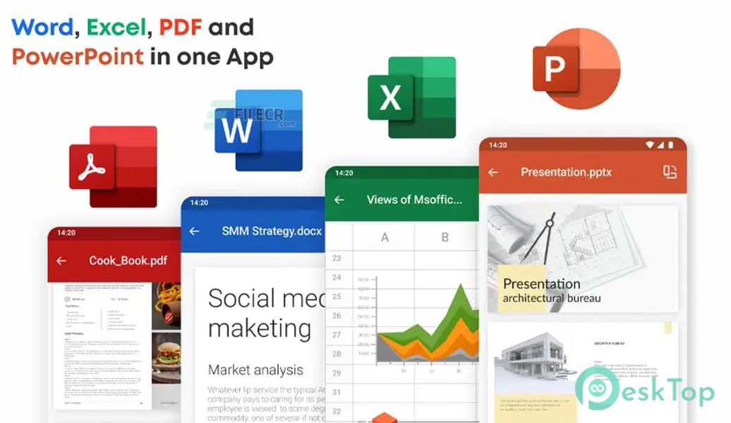 Office Reader - WORD/PDF/EXCEL 2.1.11.1 APK MOD Полная бесплатная загрузка