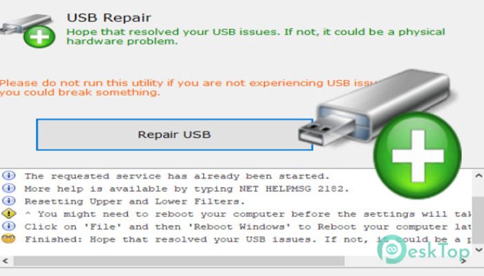  تحميل برنامج USB Repair 8.1.3.1285 برابط مباشر