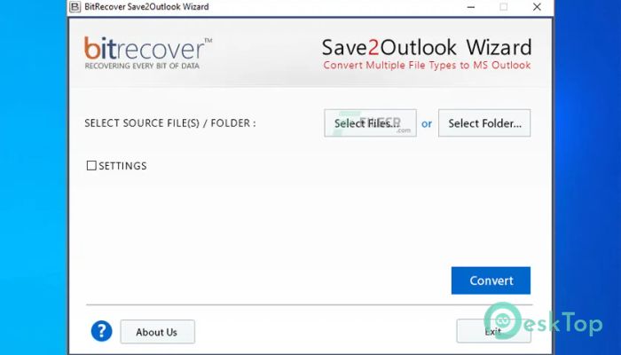 下载 BitRecover Save2Outlook Wizard 4.2 免费完整激活版