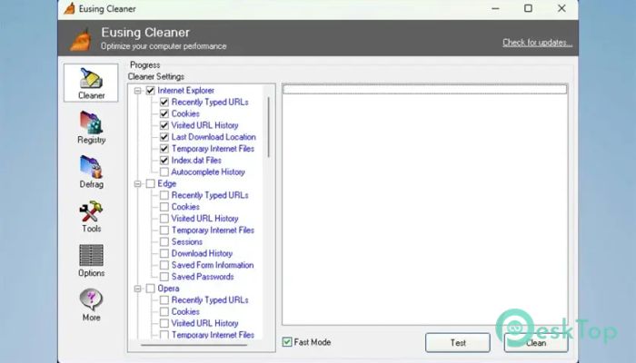 Télécharger Eusing Cleaner 6.0 Gratuitement Activé Complètement
