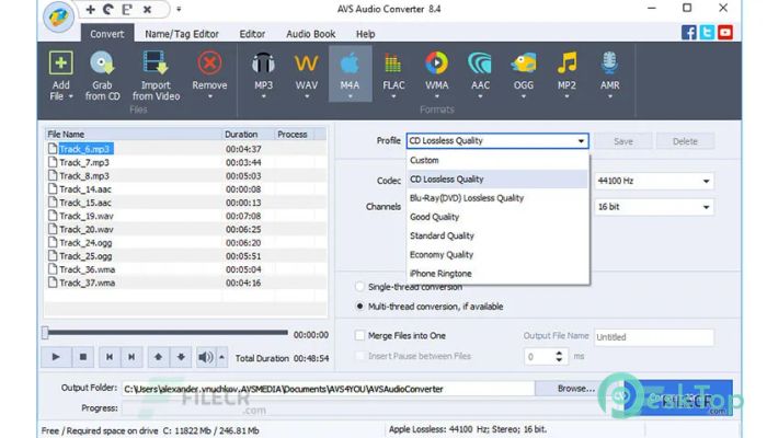 AVS Audio Converter 10.4.4.641 Tam Sürüm Aktif Edilmiş Ücretsiz İndir