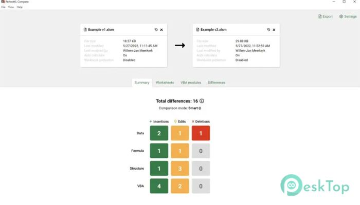Скачать PerfectXL Compare 1.7.3 полная версия активирована бесплатно