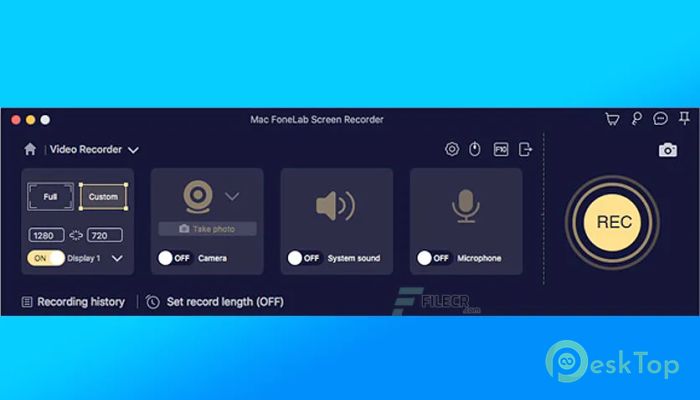 Télécharger FoneLab Screen Recorder 2.1.22 Gratuit pour Mac