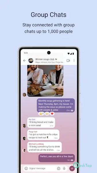 Signal Private Messenger 7.12.3 APK MOD フル無料ダウンロード