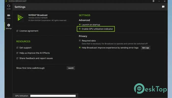 Скачать NVIDIA Broadcast 2.0.2.31240911 полная версия активирована бесплатно