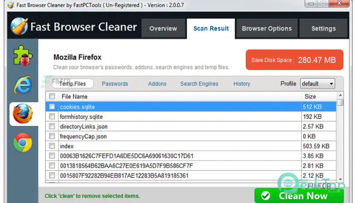 تحميل برنامج Fast Browser Cleaner 2.1.1.5 برابط مباشر