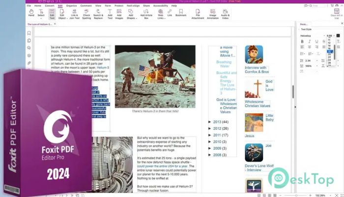 Télécharger Foxit PDF Editor Pro  2024.3.0.26795 Gratuitement Activé Complètement