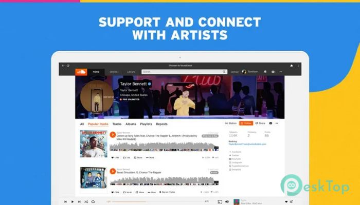 SoundCloud 1.0 Tam Sürüm Aktif Edilmiş Ücretsiz İndir