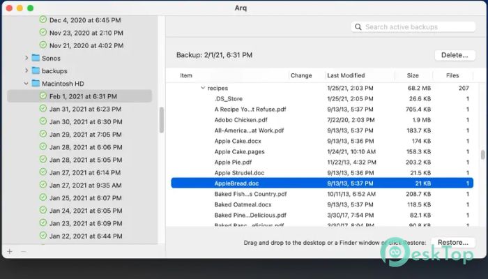 Скачать Arq Backup 7.26.7 бесплатно для Mac