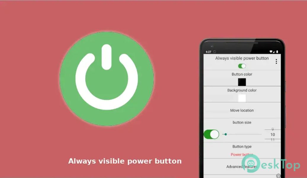 Always visible power button 2.30 APK MOD Полная бесплатная загрузка
