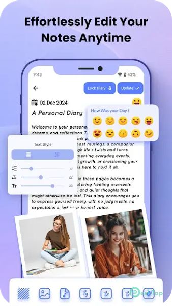 Diary Book - Secure Notebook 2.0 APK MOD Unlocked (Full) Free Download