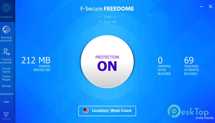 free F-Secure Freedome VPN 2.69.35
