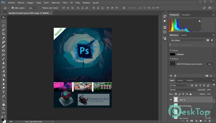 Descargar Adobe Photoshop CC 2019 20.0.7.28362 Completo Activado Gratis