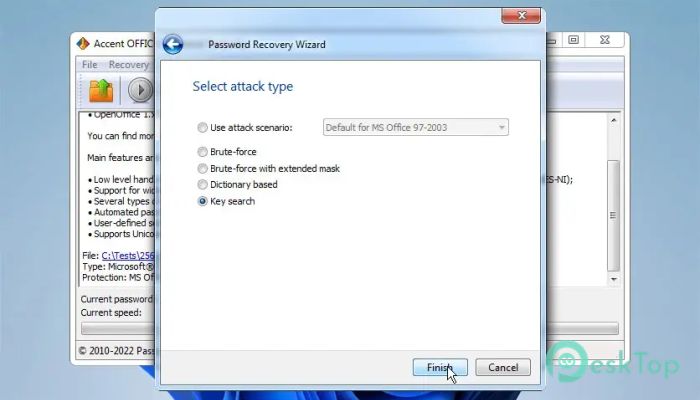 Accent OFFICE Password Recovery