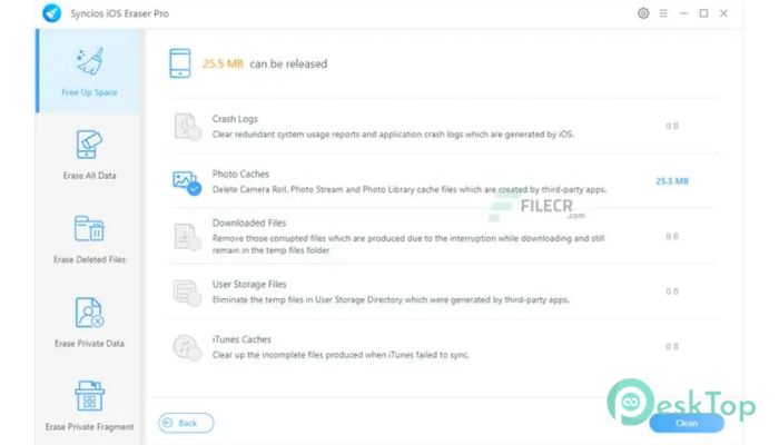 Anvsoft Syncios iOS Eraser Pro 1.3 完全アクティベート版を無料でダウンロード