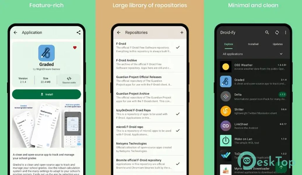 Droid-ify 0.6.1 APK MOD Tam Ücretsiz İndir