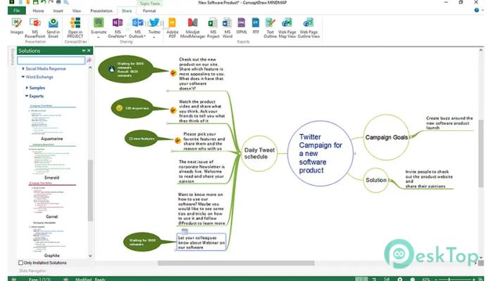 ConceptDraw MINDMAP 15.0.0.275 Tam Sürüm Aktif Edilmiş Ücretsiz İndir