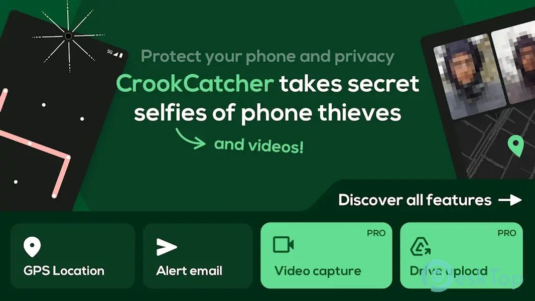 CrookCatcher • Anti-Theft 3.0.20 APK MOD Полная бесплатная загрузка