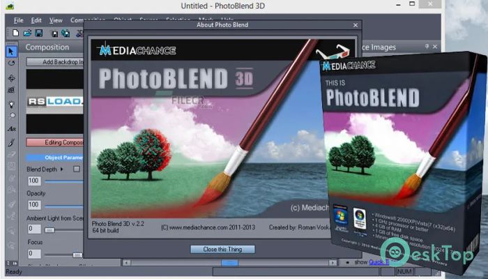  تحميل برنامج MediaChance Photo-Blend 3D  2.3 برابط مباشر