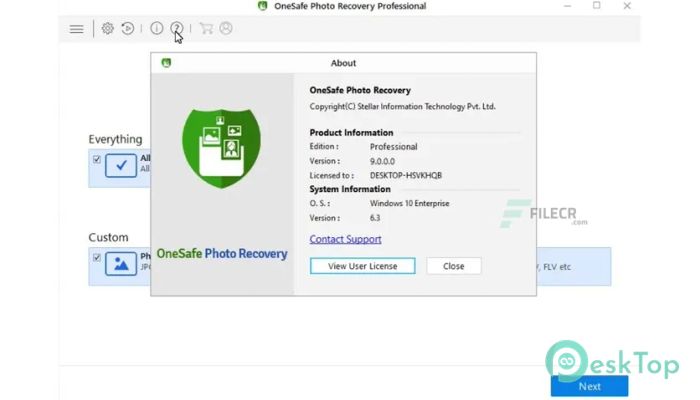 Download OneSafe Data Recovery Professional / Premium 9.0.0.4 Free Full Activated