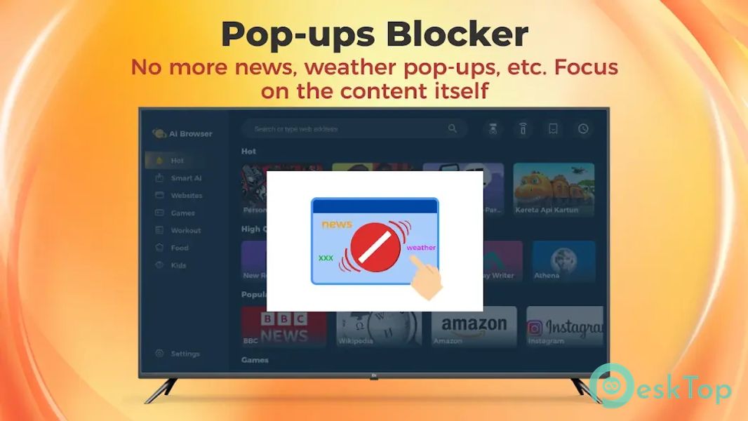 AI Browser - TV Browser 1.2.4 APK MOD Descarga gratuita completa