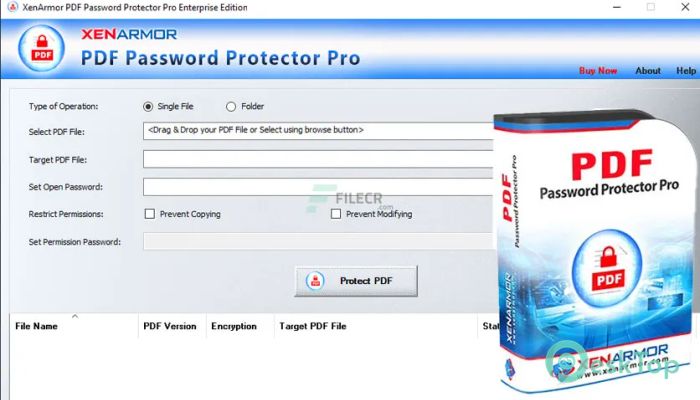 Download  2022 XenArmor PDF Password Protector v3.0.0.1 Free Full Activated