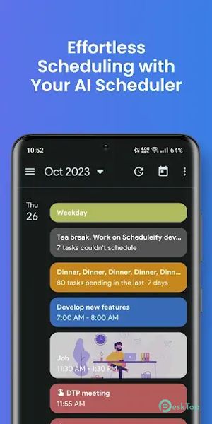 Scheduleify: Schedule Maker AI 3.232.489.5 APK MOD Tam Ücretsiz İndir