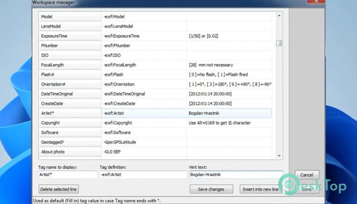 تحميل برنامج ExifToolGUI 6.3.2.0 برابط مباشر