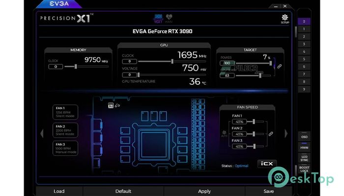  تحميل برنامج EVGA Precision X1 1.3.7.0 برابط مباشر
