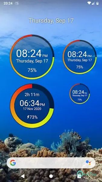 Battery Clock Pro 1.3.1 APK MOD Unlocked (Full) Free Download