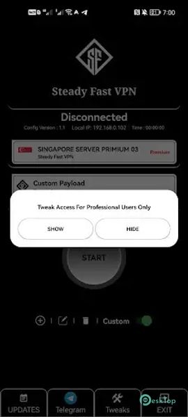 Steady Fast VPN 1.2 APK MOD Tam Ücretsiz İndir