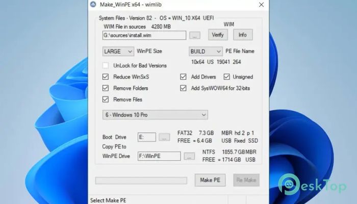 تحميل برنامج Make WinPE 8.3 برابط مباشر