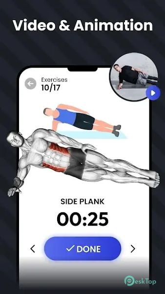 Six Pack in 30 Days 1.4.6 APK MOD Tam Ücretsiz İndir