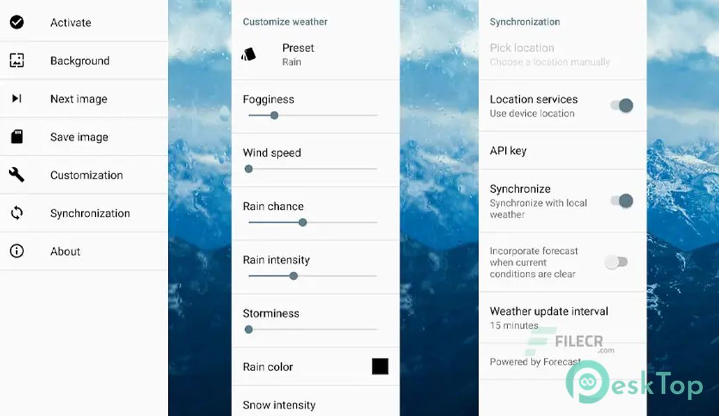 Rainpaper 2.8.0 APK MOD Unlocked (Full) Free Download