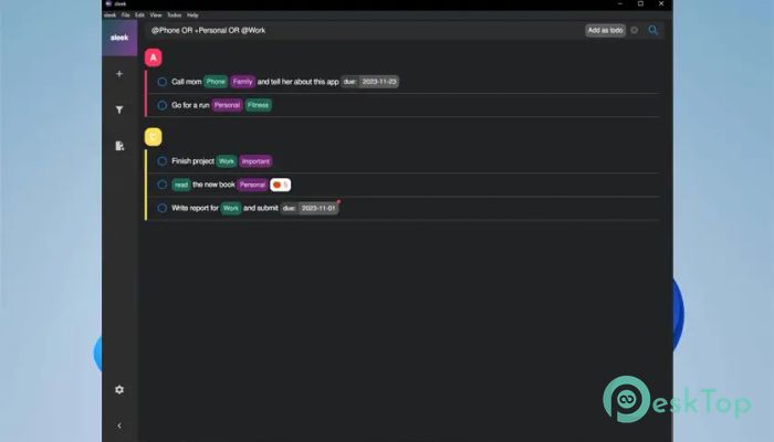 Télécharger Ransome Sleek Todo 2.0.21 Gratuitement Activé Complètement