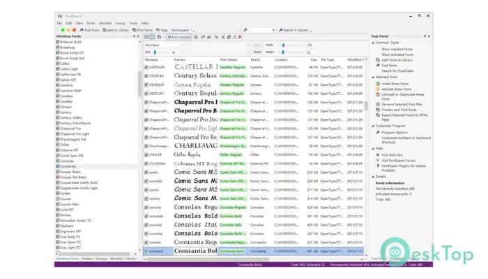 Proxima FontExpert 2025 v20.0.1 Tam Sürüm Aktif Edilmiş Ücretsiz İndir