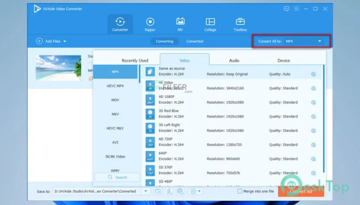 Download AVAide Video Converter  1.2.18 Free Full Activated