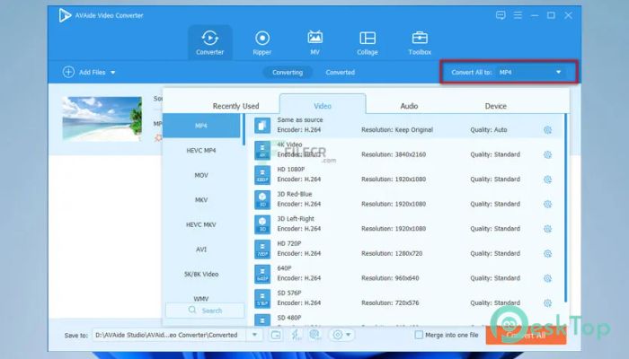 Descargar AVAide Video Converter  1.2.18 Completo Activado Gratis