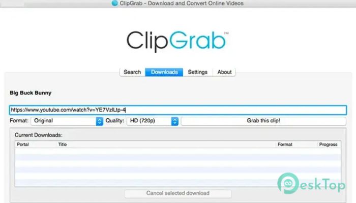 Descargar ClipGrab 3.9.10 Completo Activado Gratis