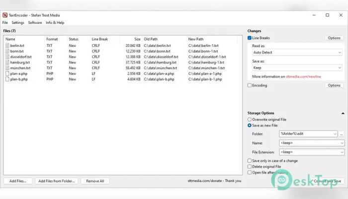 Stefan Trost TextEncoder 1.0 Tam Sürüm Aktif Edilmiş Ücretsiz İndir