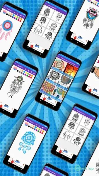 Dream Catcher Coloring Book 14.0.0 APK MOD Tam Ücretsiz İndir