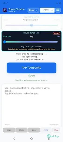 Private Dictation: Offline AI 3.2.4 APK MOD 完整免费下载