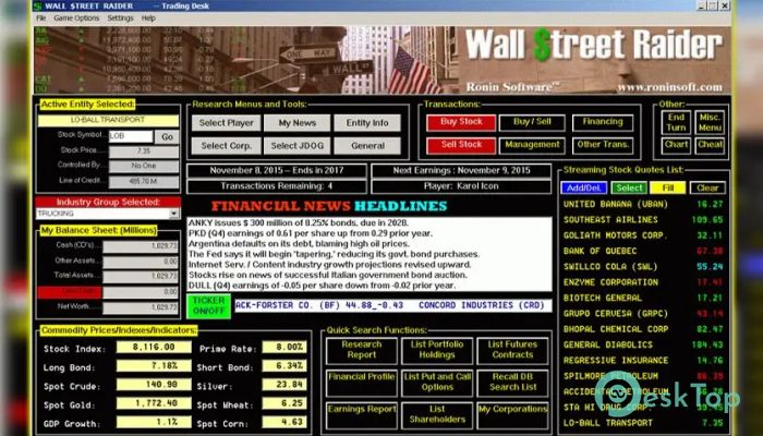 Wall Street Raider 1.0 Tam Sürüm Aktif Edilmiş Ücretsiz İndir