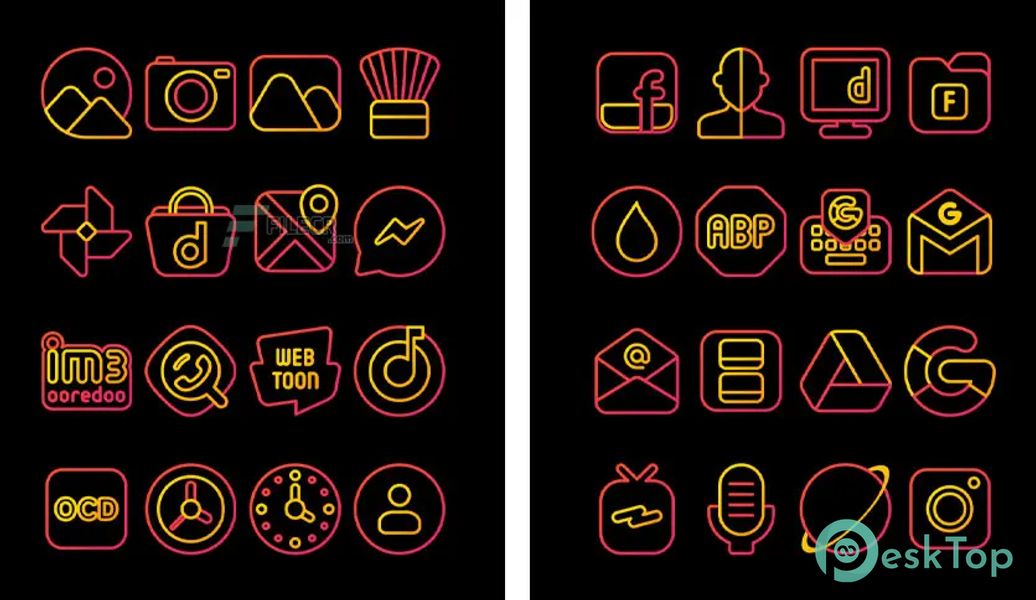 Nambula Red Carpet – Lines Icon Pack