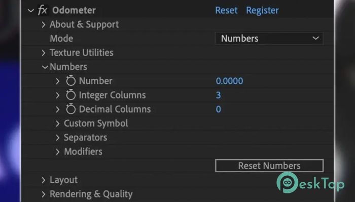Aescripts Odometer 1.2 for After Effects Tam Sürüm Aktif Edilmiş Ücretsiz İndir