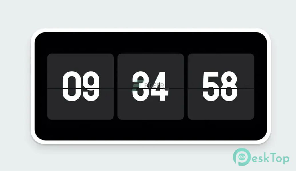 Fliqlo – flip clock, zen clock