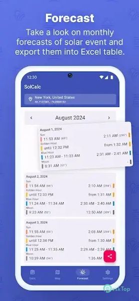 SolCalc - Solar Calculator 1.4.5 APK MOD Unlocked (Full) Free Download