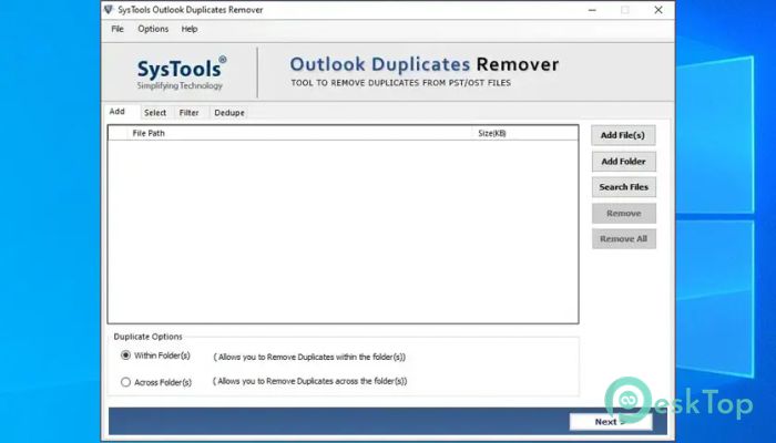  تحميل برنامج SysTools Outlook Duplicates Remover 5.1 برابط مباشر